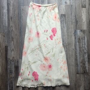 Tailor B. Moss Floral A-Line Maxi Skirt